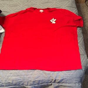Red T-Shirt with Bullseye Logo Pajama Set